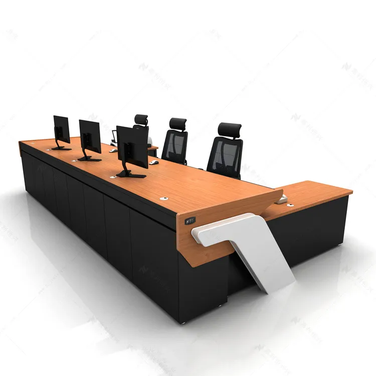 Customized command center consoles for dj command center control room furniture