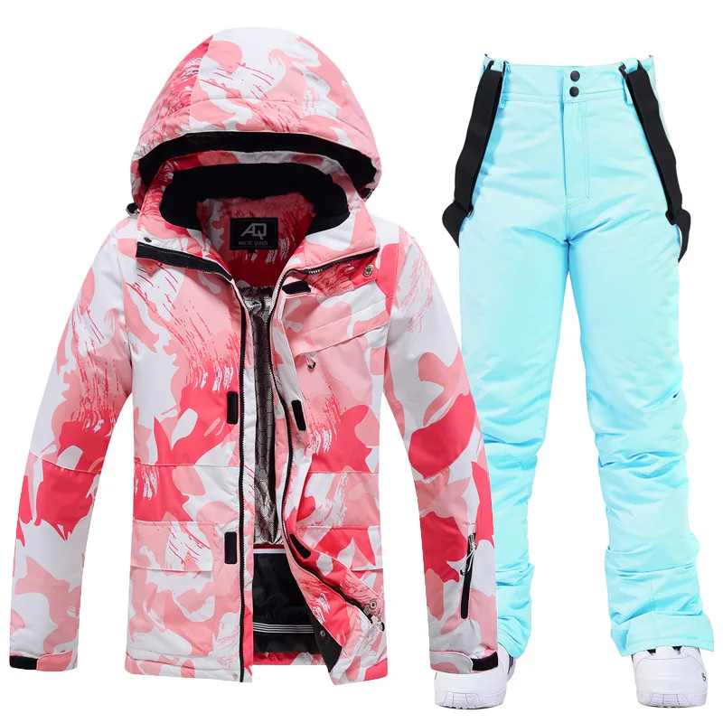 Topgear fashion customized women customization skiwear waterproof windproof thermal suit
