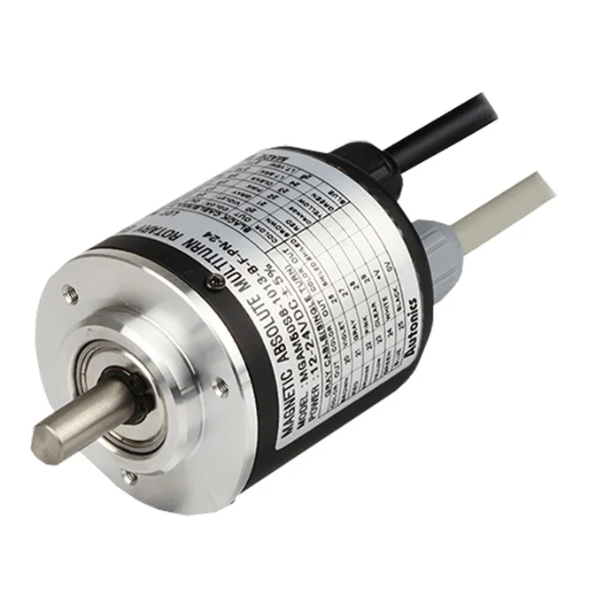 Autonics 50mm Magnetic Multi-Turn Absolute Rotary Encoder MGAM50S8-1013-B-F-PN-24/MGAM50S8-1013-B-R-PN-24