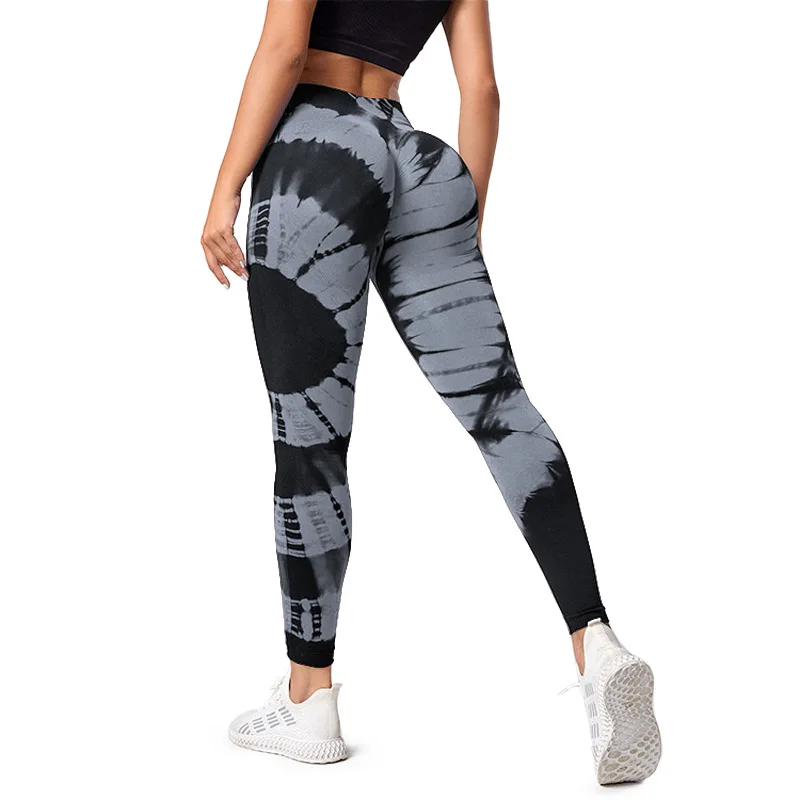 Custom Logo Yoga Leggings Workout Tights Seamless Fitness Scrunch Butt Leggings For Women