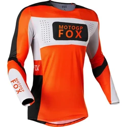 Hot Sales MotogpFox Race Falcon Jersey Street Moto Summer Long Sleeve Mountain Bicycle Offroad Racing T-shirt