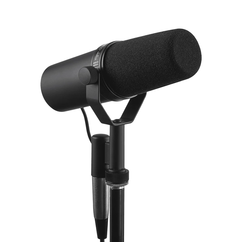 Кардиоидный динамический микрофон SM7B XLR с частотой отклика для профессиональной сценической записи в режиме реального времени студийное пение
