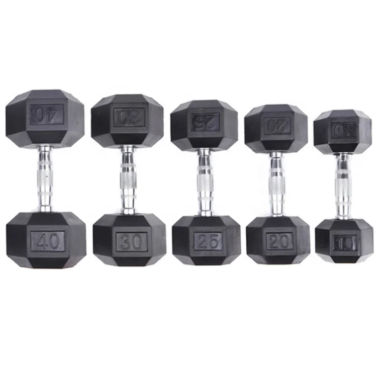 Factory wholesale fitness hexagonal package dumbbell