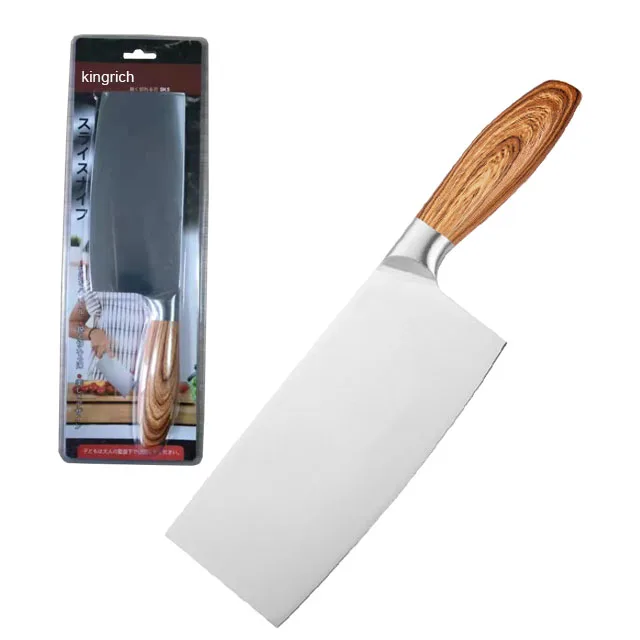 Wholesale 7 inch  stainless steel Chinese cleaver knife  with hollow stainless steel handle hot sell in Vietnam