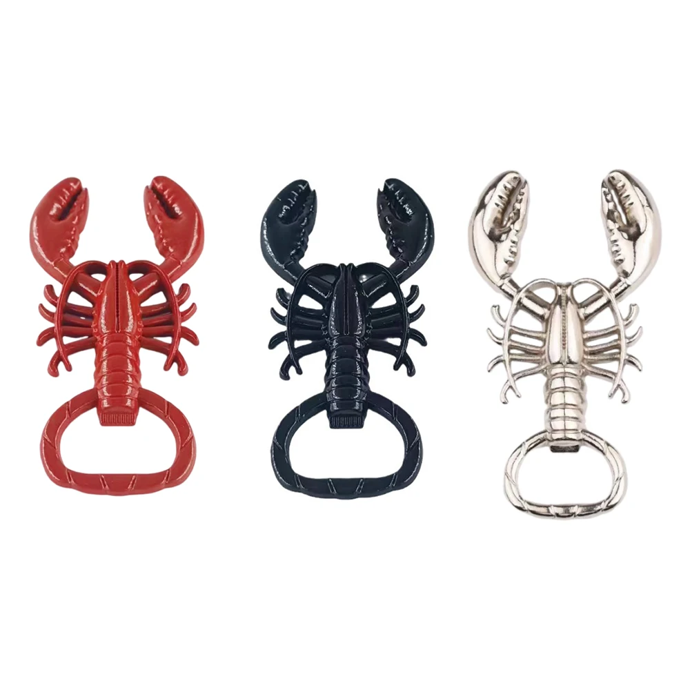 Manufacture Customized Exquisite Beer Openers Creative Metal Corkscrews Metal Lobster Bottle Openers