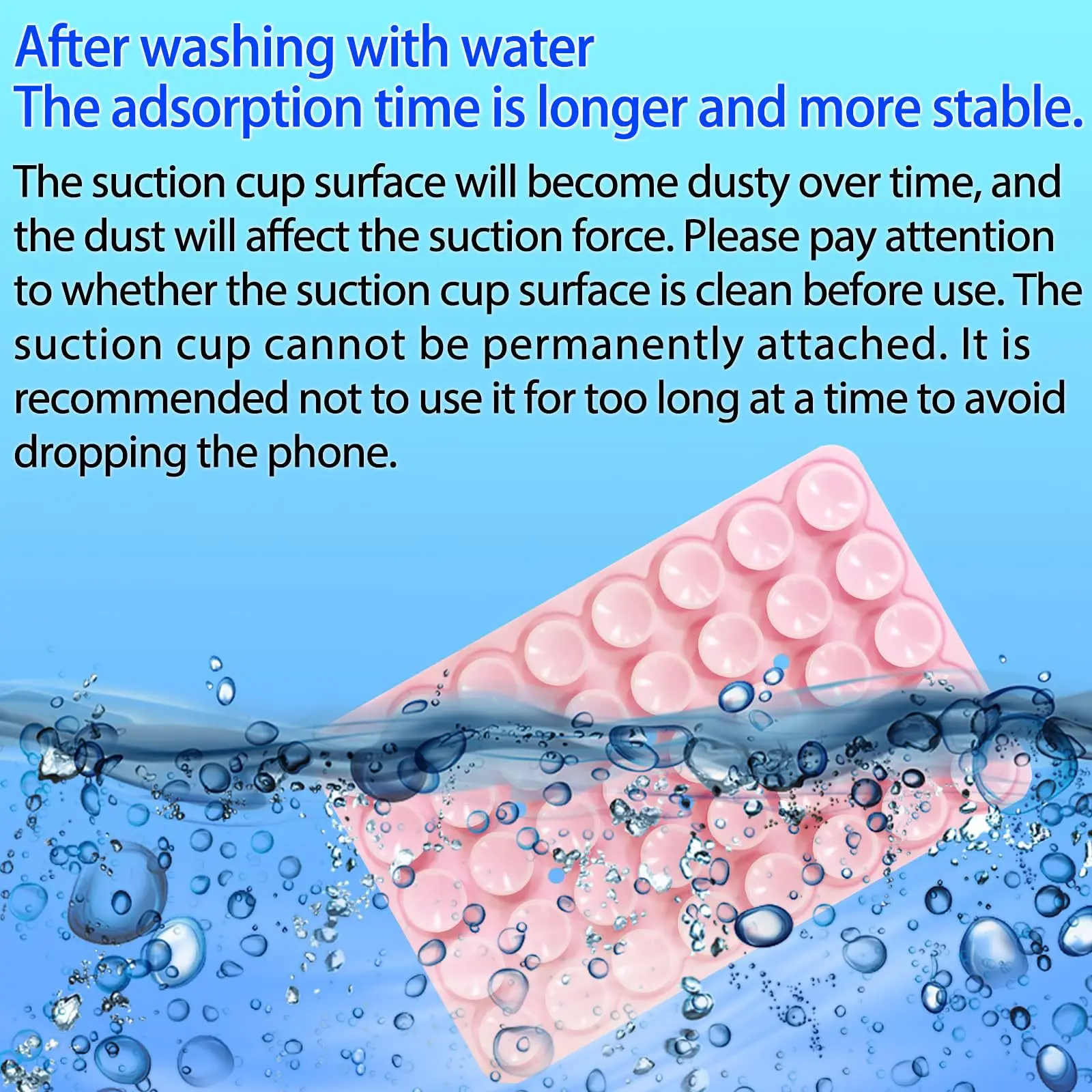 2024  Creative Gift Large Double Side Silicone Suction Phone Case Mount Holder Cellphone Case Compatible Mobile Accessory