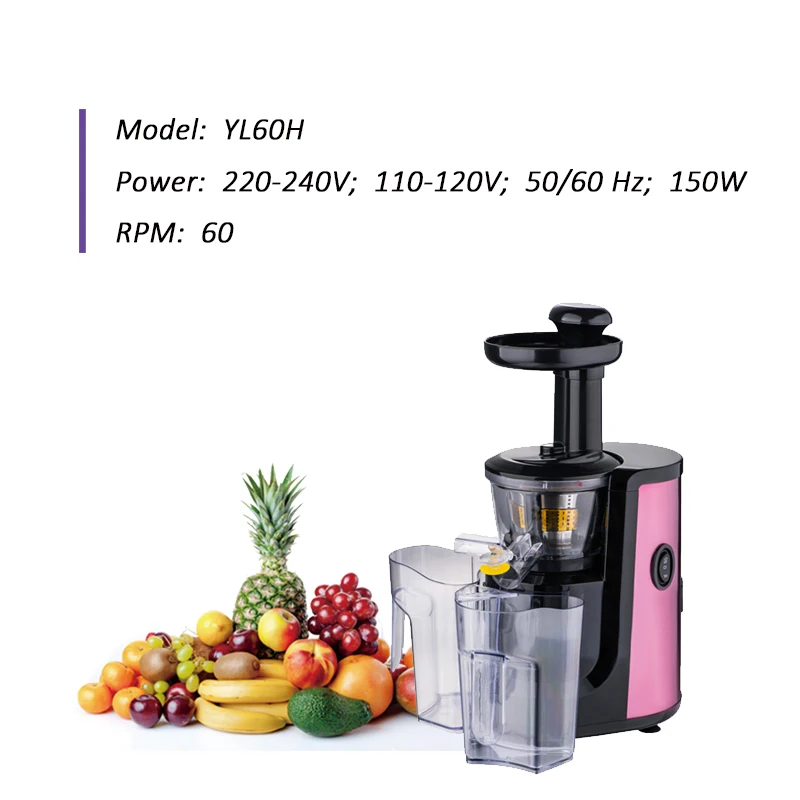 150W small electric kitchen appliances commercial carrot juicer juicers