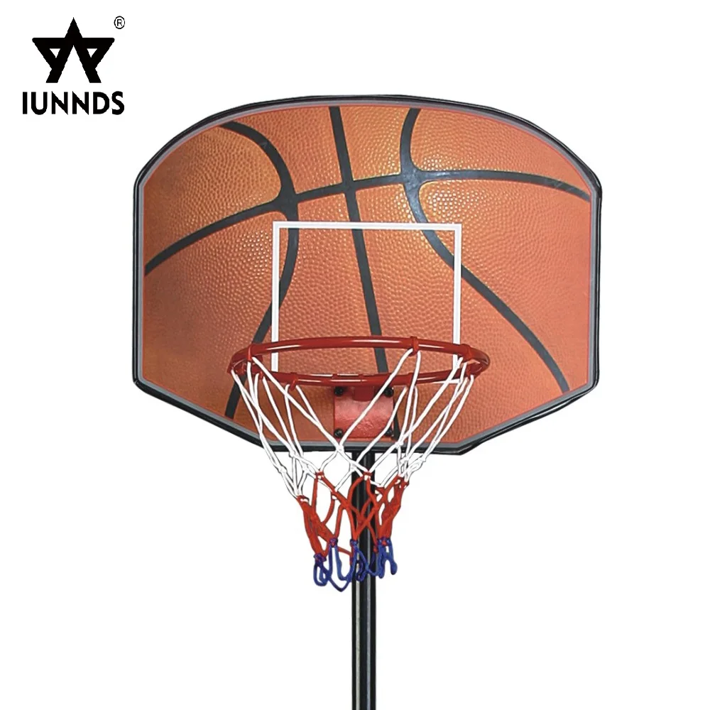 IUNNDS wholesale portable indoor height adjustable basketball goal system hoop with stand