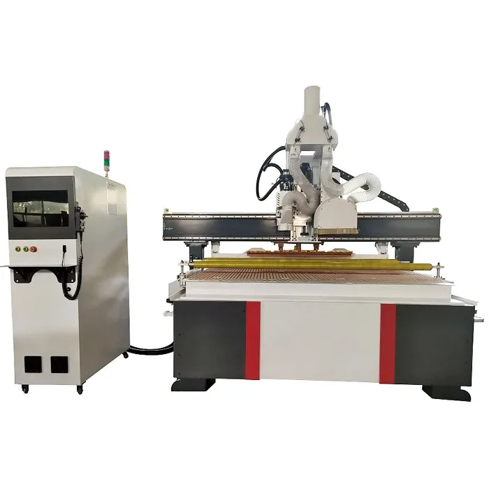 2030 2040 2140 Woodworking Machinery 3D Wood Engraving Cutting Auto Tools Change 9kw ATC Wood CNC Router Machine with Saw Blade