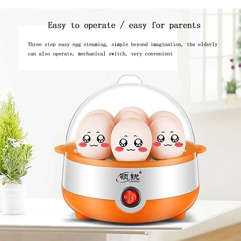 Chinese Suppliers Hot Sale Multifunctional Mini Stainless Steel Automatic Power Off Cooker Electric Egg Boiler