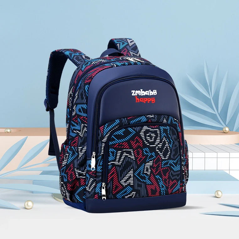 New Model Korean Style Primary School Kids Waterproof Nylon Backpack school bag for kids