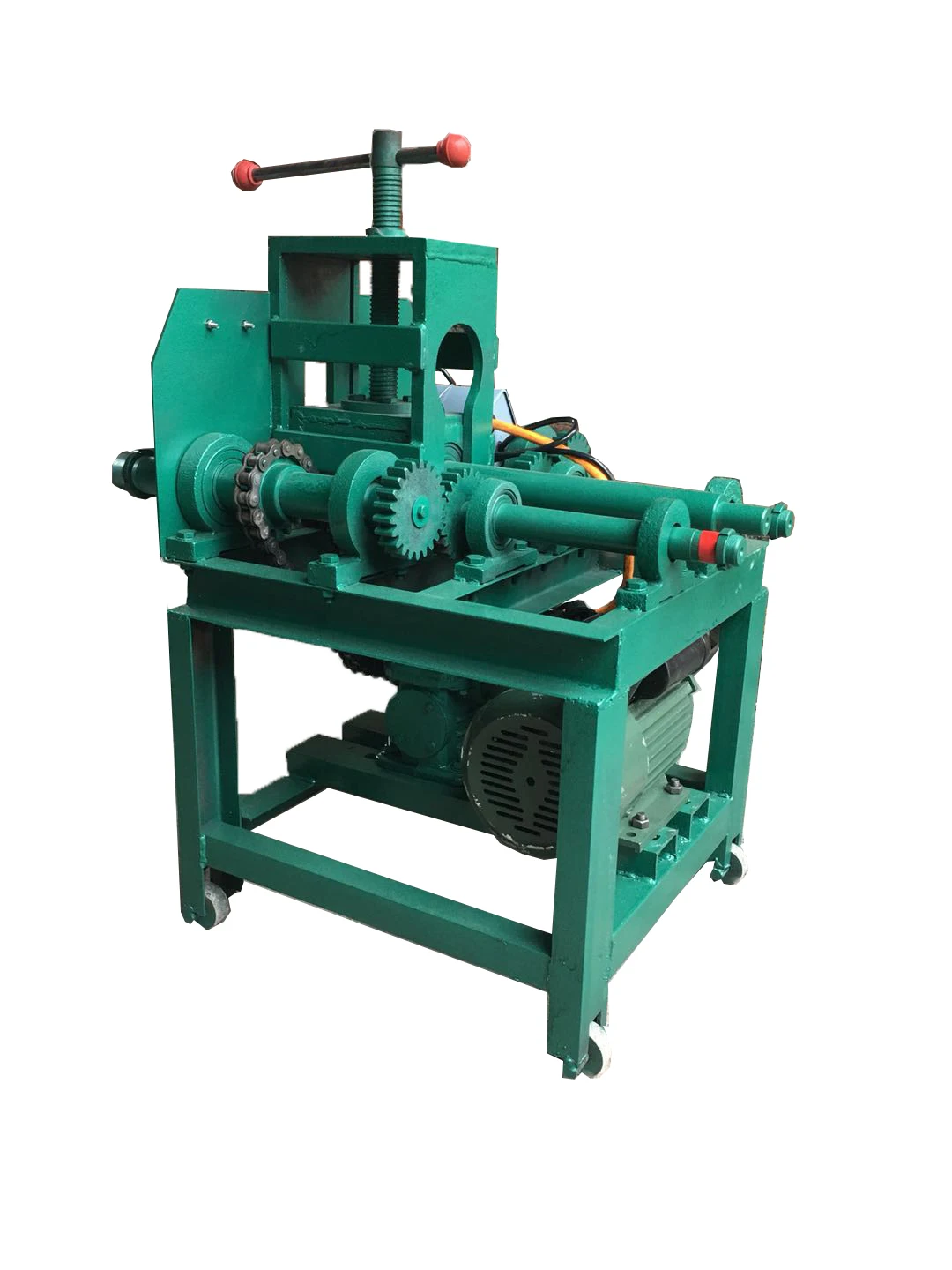 Electric Round Pipe Square Pipe Rolling Bending Household Portable Roller Pipe Bender