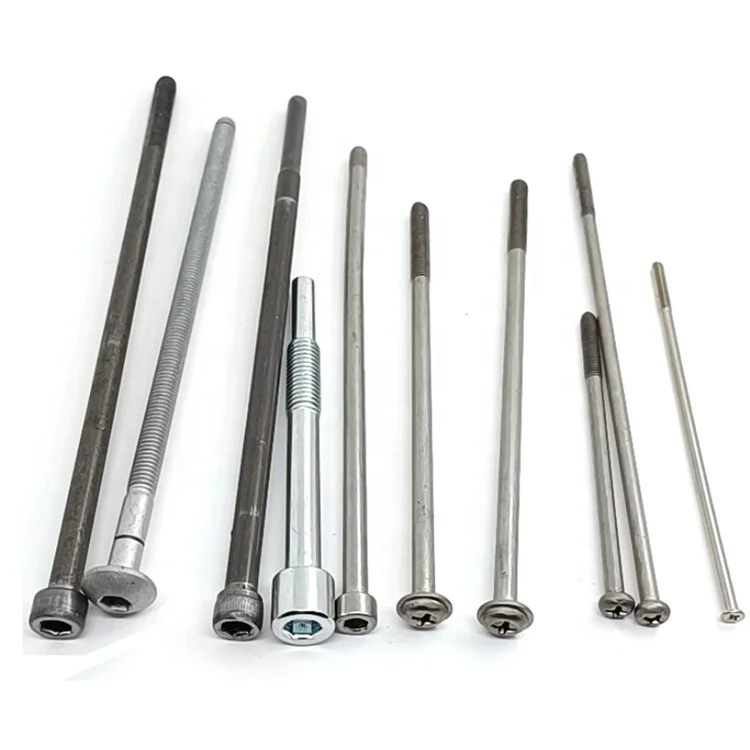 Grade 12.9 High Strength Hex Head Half Threaded Bolt Long Screw M6*180