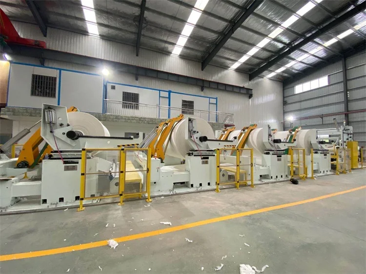 1880mm PLC System Bamboo Paper Tissue Equipment Manufacturing for Toilet Paper