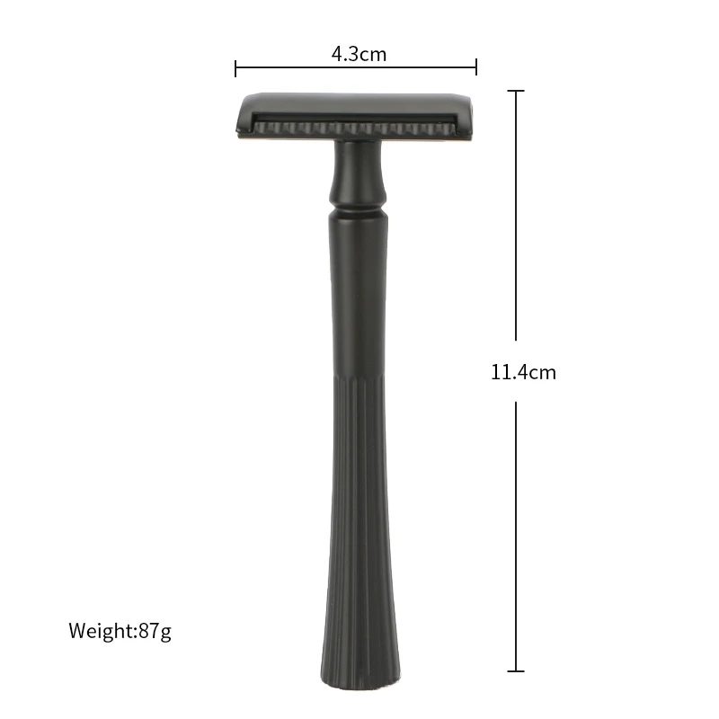 Custom Safety Razor Rose Gold Charm Star Style Double Edge Blade Metal Safety Razor
