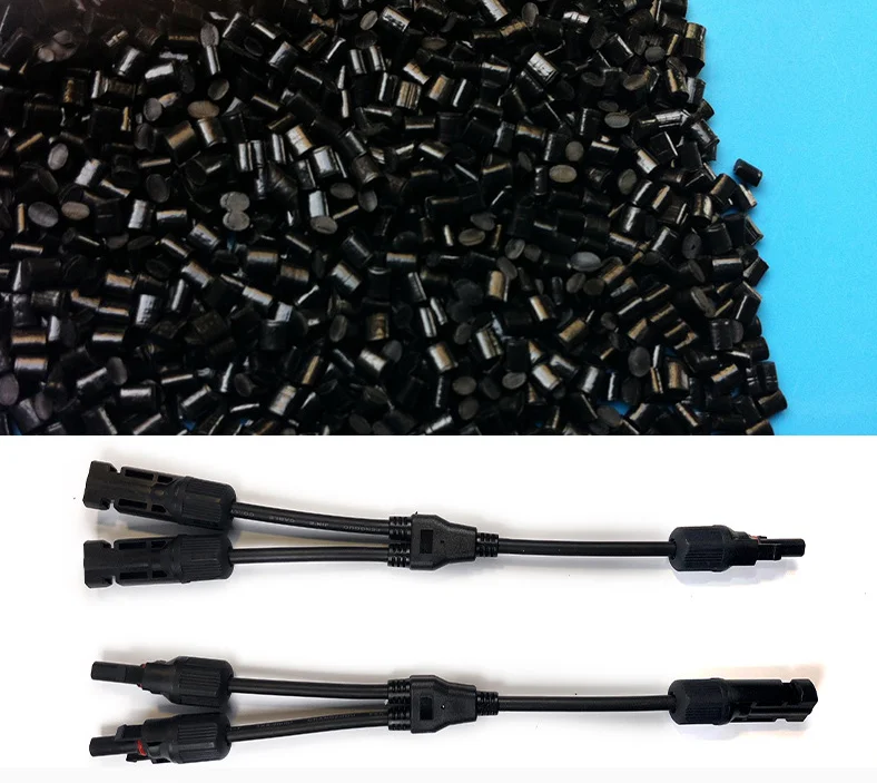 Hot Sale 2 In 1 Solar Solar Connector Parallel Branch Connector Male To Female Solar Parallel Connector