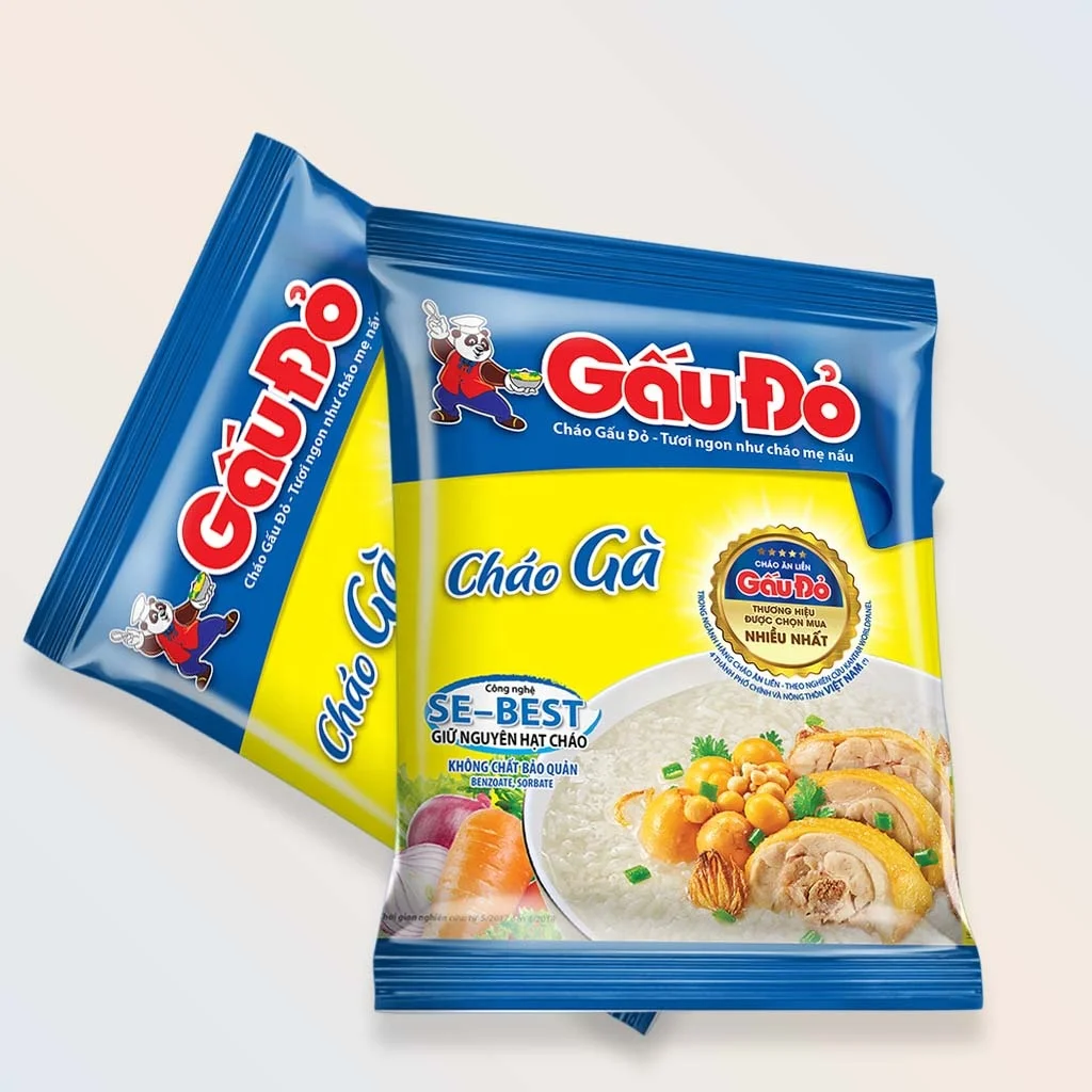 
Vietnamese Instant Porridge for daily meals with chicken Flavor Super Delicious and Healthy 