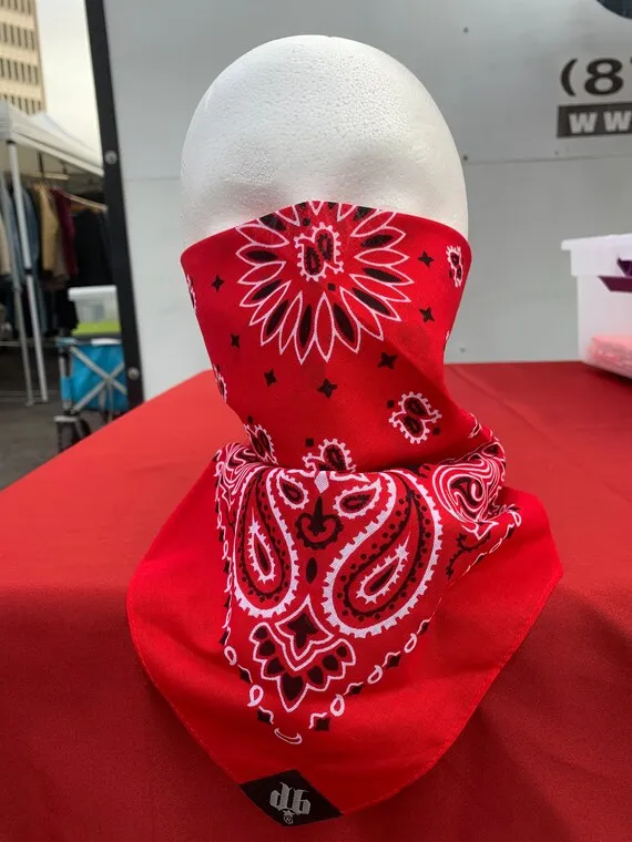 Multifunctional Bandana Colourful Custom square Silk Bandanna Printed Classic logo Cotton Design