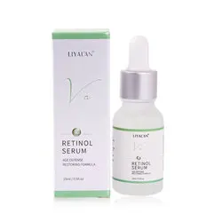 Vegan Natural Organic Skin Moisturizing Facial Skincare Essence Private Label Anti-Aging Vitamin E Face Retinol Serum