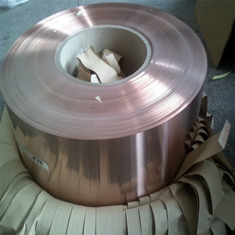 Copper foil 1mm 2mm thick c10100 32650 18650 T1 T2 copper strip roll