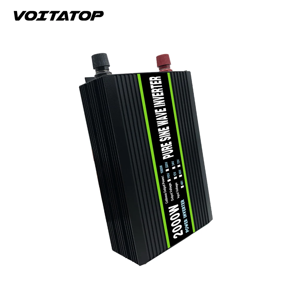 2000W Home Power Inverters 12V 24V to 110V 220V Pure Sine Wave Inverter 1000w