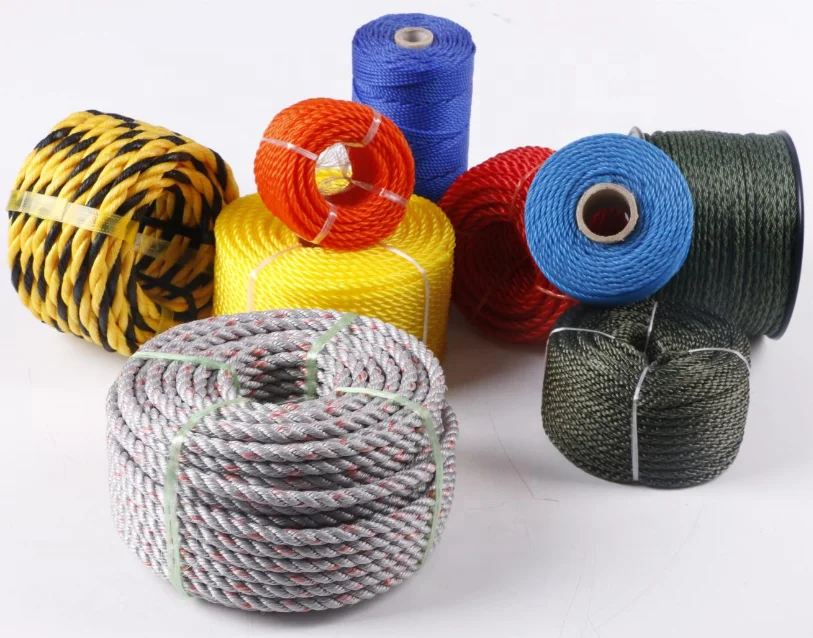 Top PP Polypropylene Rope Manufacturers The Cheapest Price, MOQ 1000Kg. Widely Use Construction Packing Fishing Transport Marine