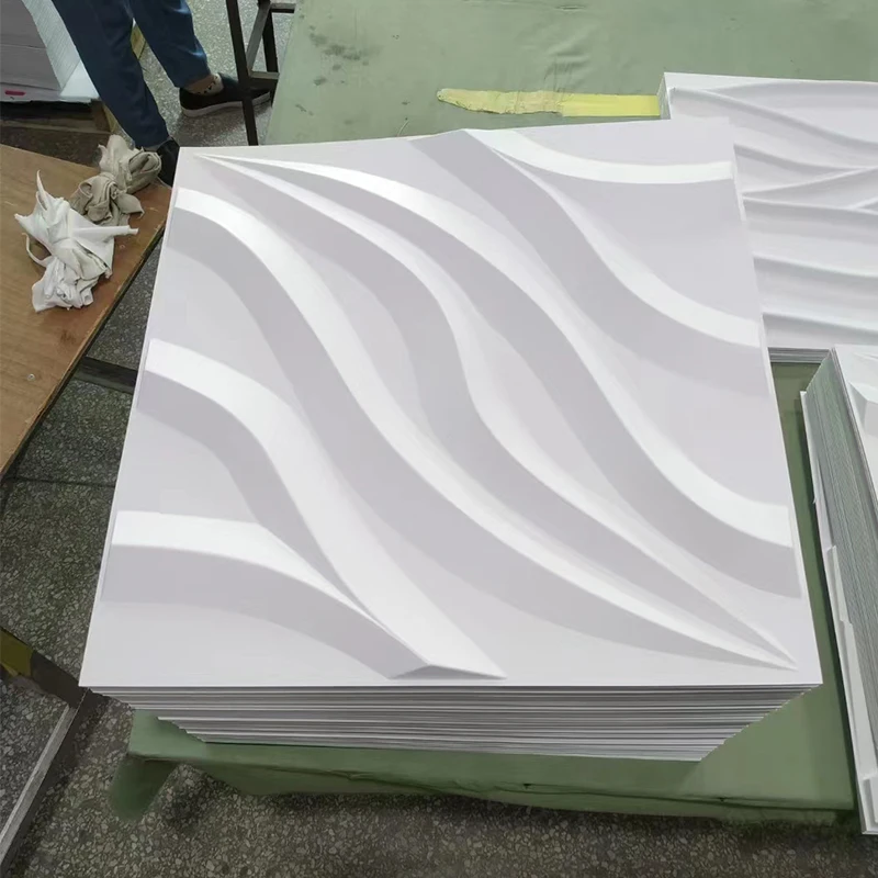 Wall Decor Tiles 3D Interior Plastic PVC Wallpaper Panel Home Decoration 3d Wall Panels