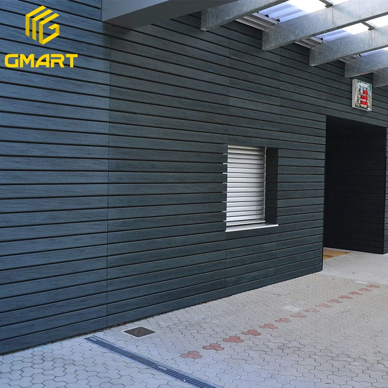Changzhou Uv-Resistant Concrete Outdoor Home Furniture Durable Grove Decorative Heat Insulation Wpc Wall Panels Cladding