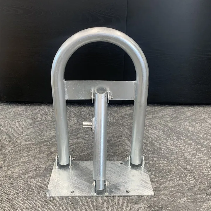 KVS High Quality Manual Bollard  fold down parking Space Protector Post Collapsible Bolt Down Locking bollard