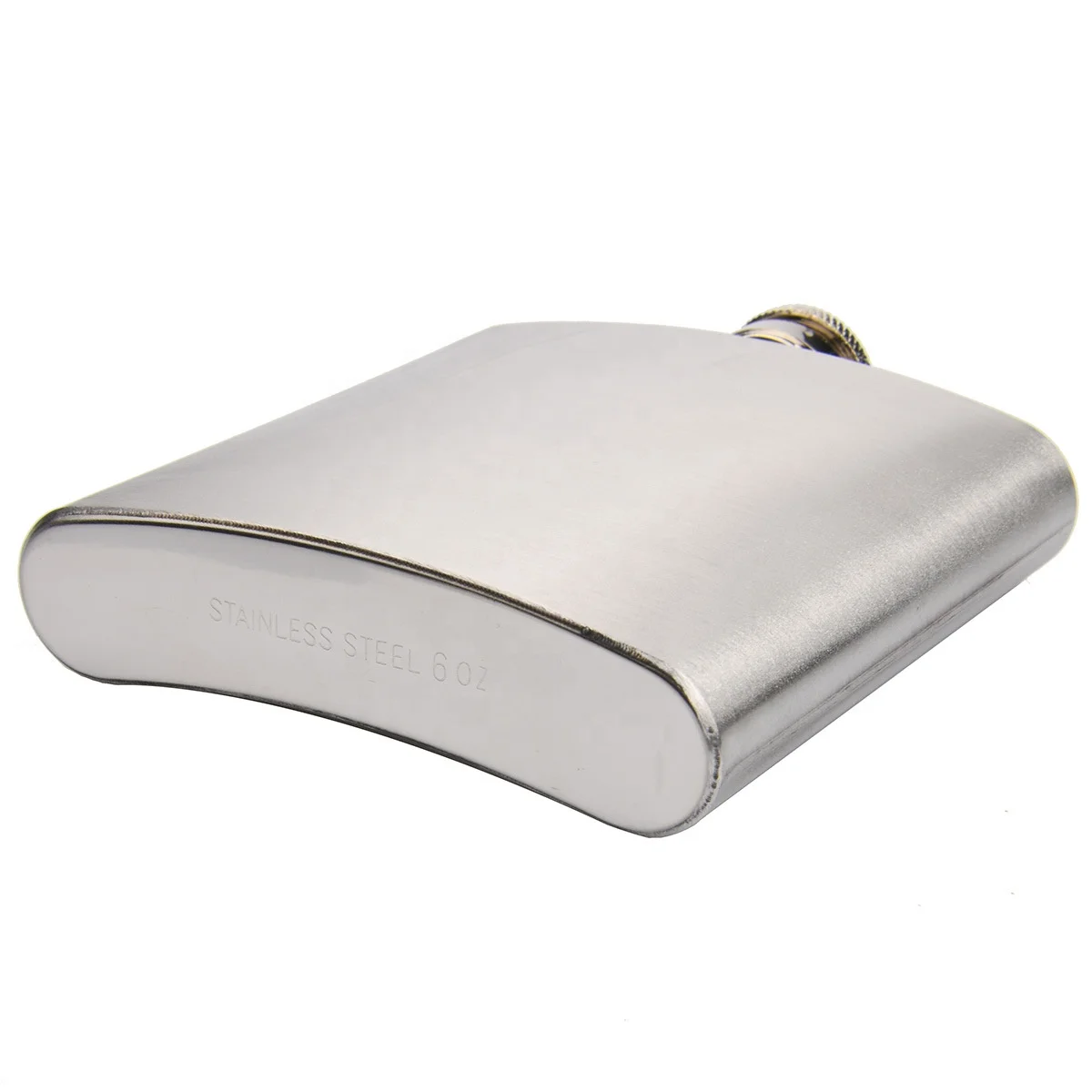 Stainless Steel 6oz Hip Flask Liquor for Whiskey Best Selling Pocket Alcohol Hip Flasks