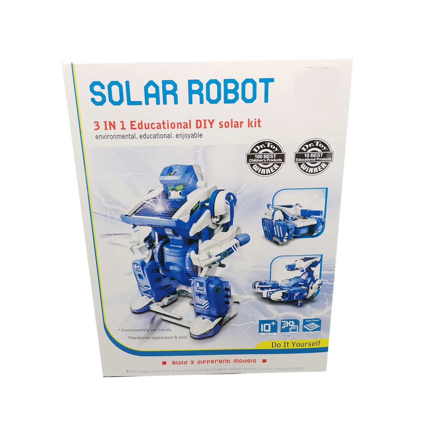 Hot Selling New Designs 3 in 1 DIY Solar Robot educational solar robot toy