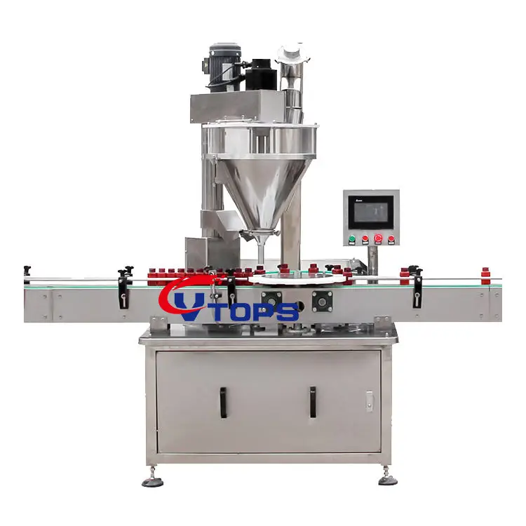 CN Supplier CE Toner Flour Spice Salt Sugar Protein Dry Powder Automatic Auger Filler Filling Packing Machine