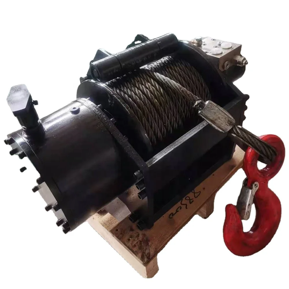Towing winch free fall hydraulic clutch winch for boat and truck