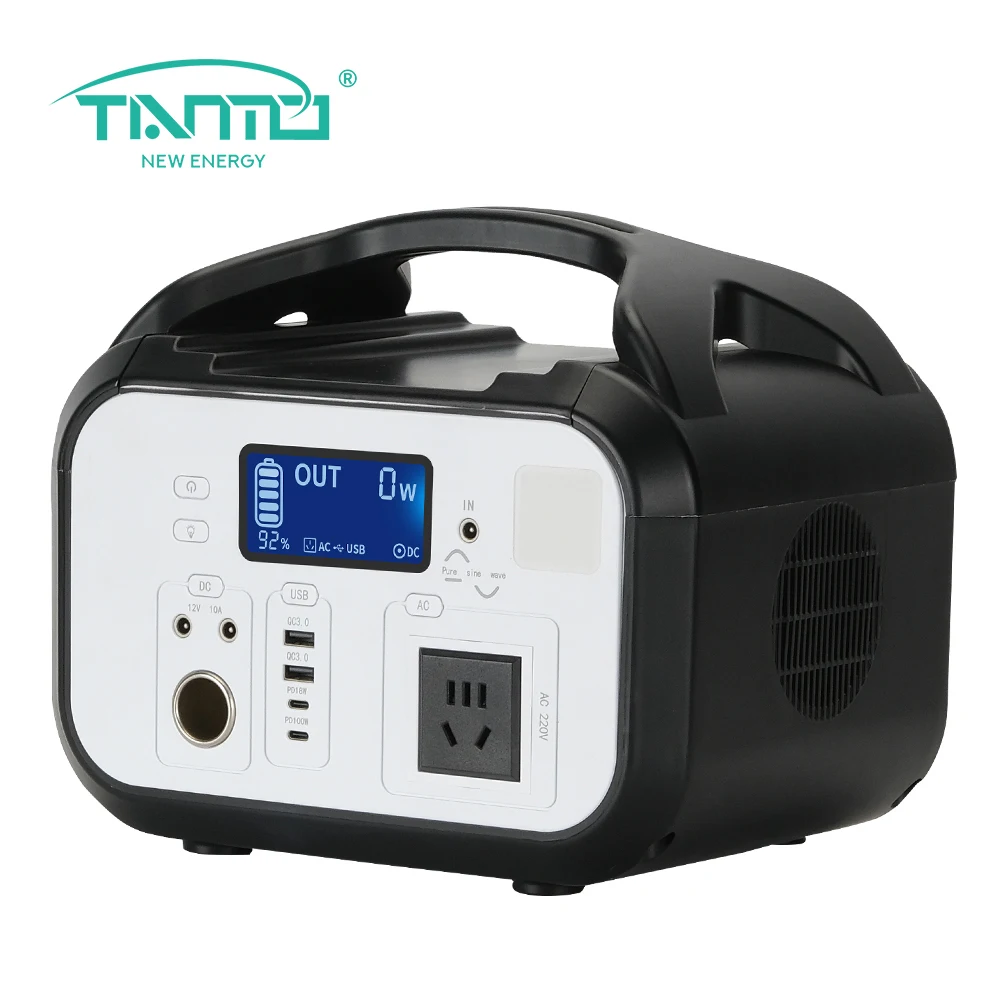 Tianmo новая энергетическая 600 Вт 448Wh портативная уличная электростанция для аварийного питания