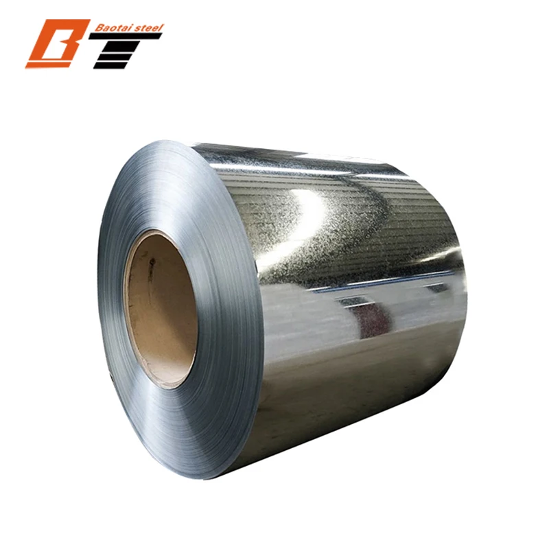 Shandong Baotai factory price Hot dipped galvanized steel SGH340 1.5X1250mm 0.7mm galvanized coil