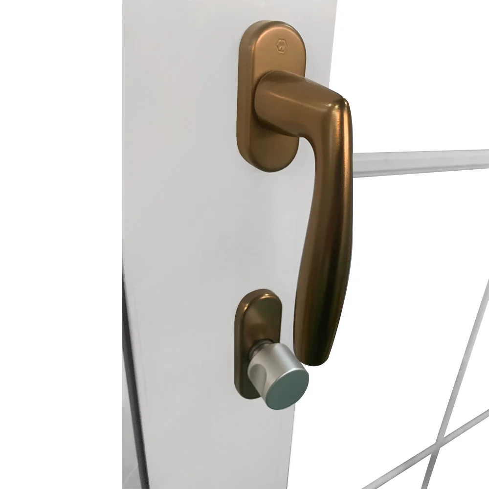 Double Glazed Tempered Glass White Color Arched Door Aluminum Wood Inswing Entrance Doors