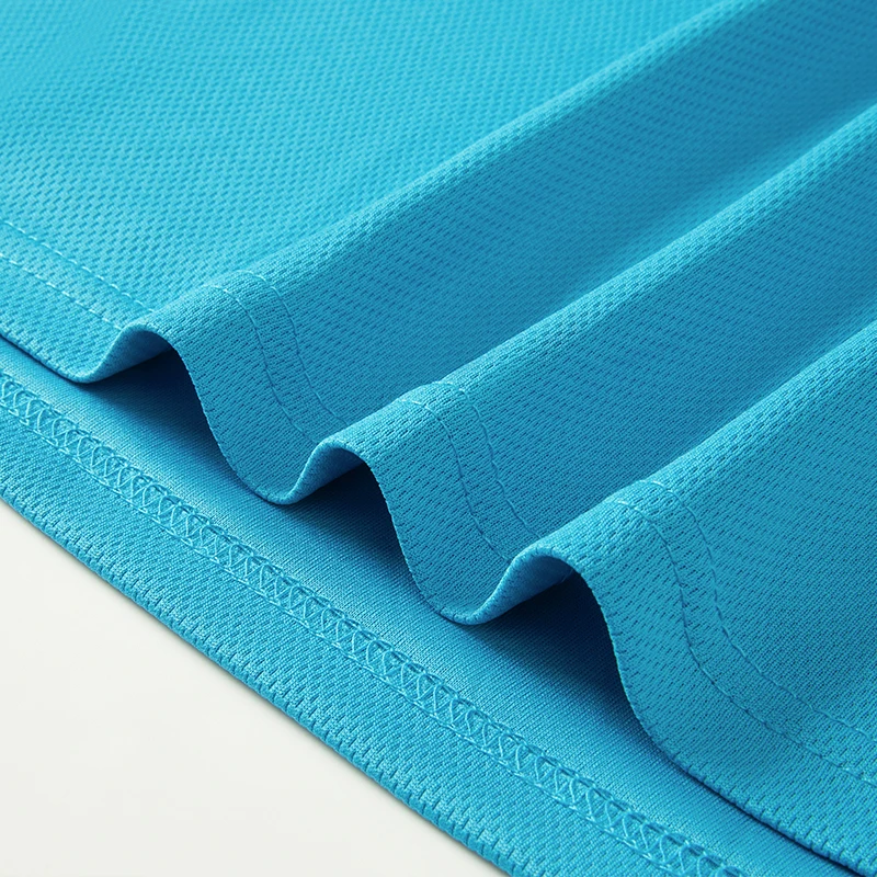 180 Gsm Polyester Breathable Sports Promotional Quick Dry T-Shirts Personnalisable 100 Polyester V Neck T Shirts Men Wholesale