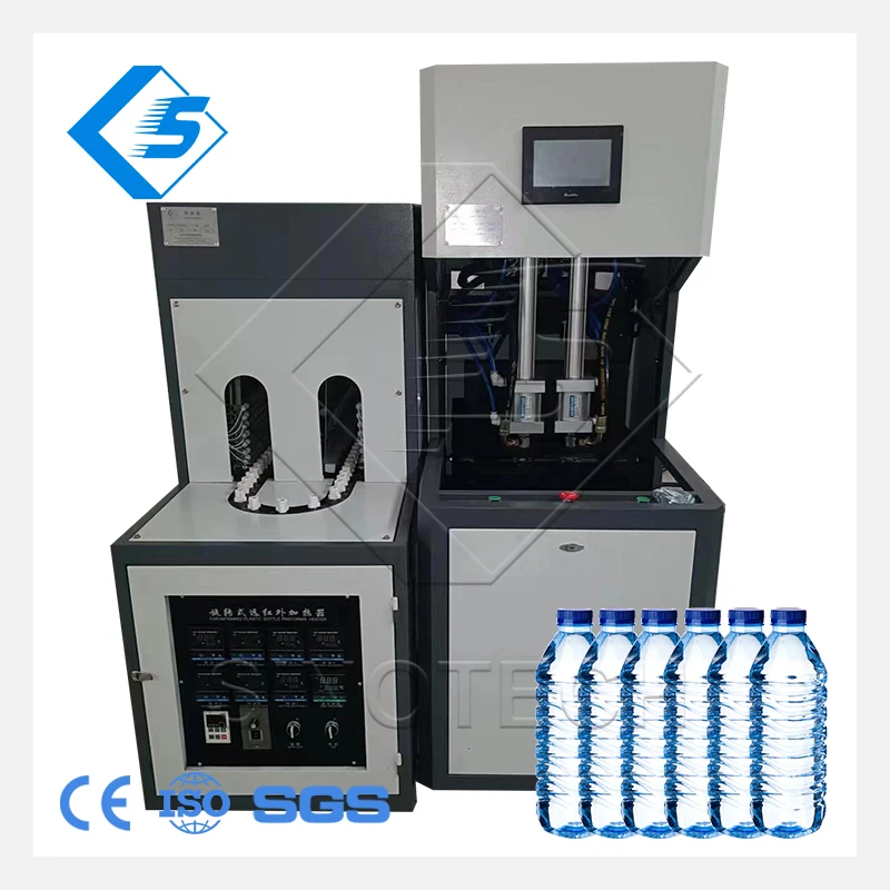 high speed portable kids plastic water bottle Semi-automatic pet blowing machine 8000bph Machinery Service