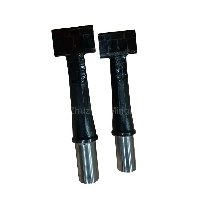 Cemented tungsten carbide railway tamping tine for plasser 0932