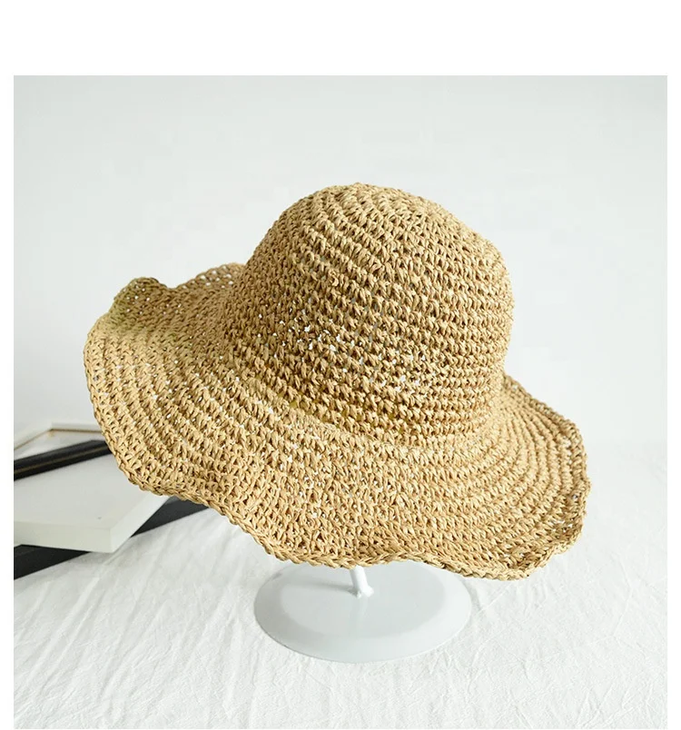 B13987A factory wholesale summer women sun straw hats