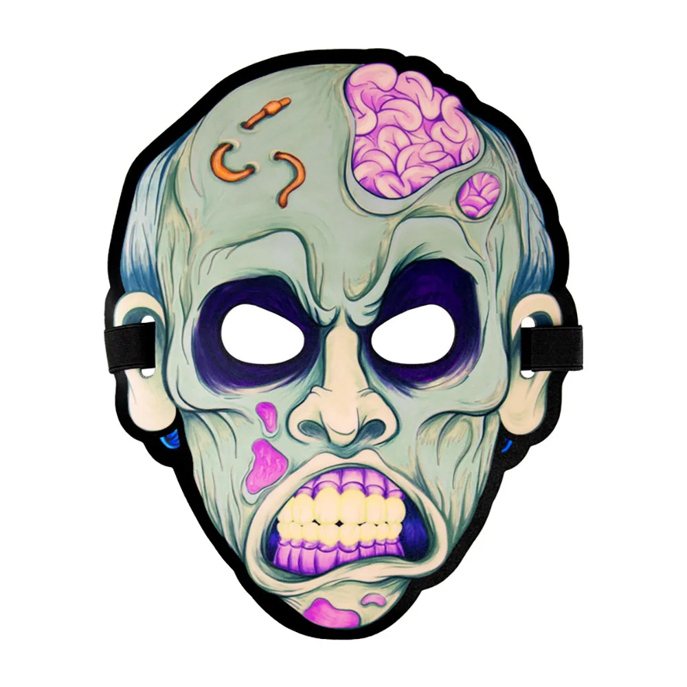 2023 Hot Sale Mascara De Ghost Anonymous Musk Glowing Mask Full Led Face Mask For Halloween
