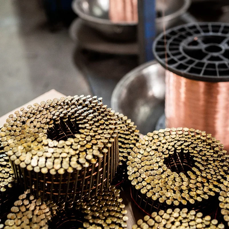 High Quality Factory Collated Coil Nails for pallet Pneumatic Nail Gun Use