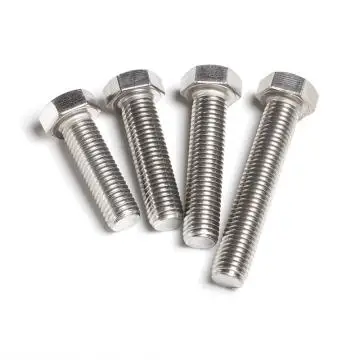 Factory price M8 M10 M20 Carbon Steel Grade 4.8/8.8 DIN 933 931 Custom Hexagon Bolt and Nut Hex Bolt Screw