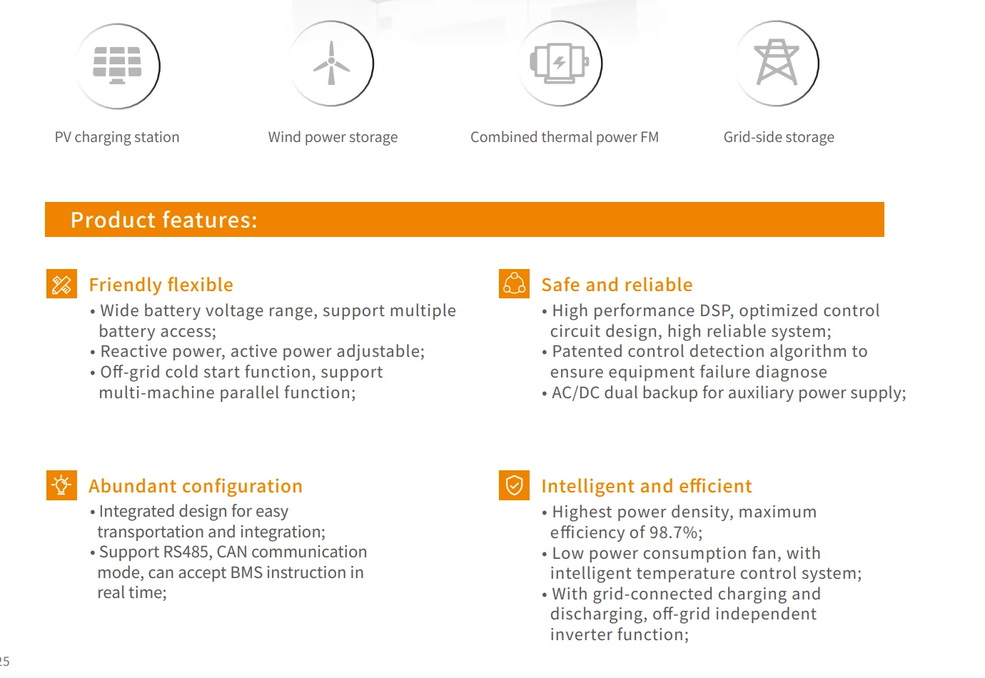 CECOX Industrial Solar Inverter 30kw 50kw 100kw 150kw 250kw 500kw Hybrid Inverter