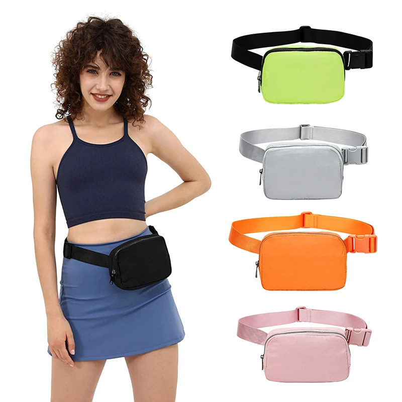 Lulu Same Style Everywhere Workout Shopping Travelling Fanny Pack with Adjustable Strap Waist Belt Bag Pouch