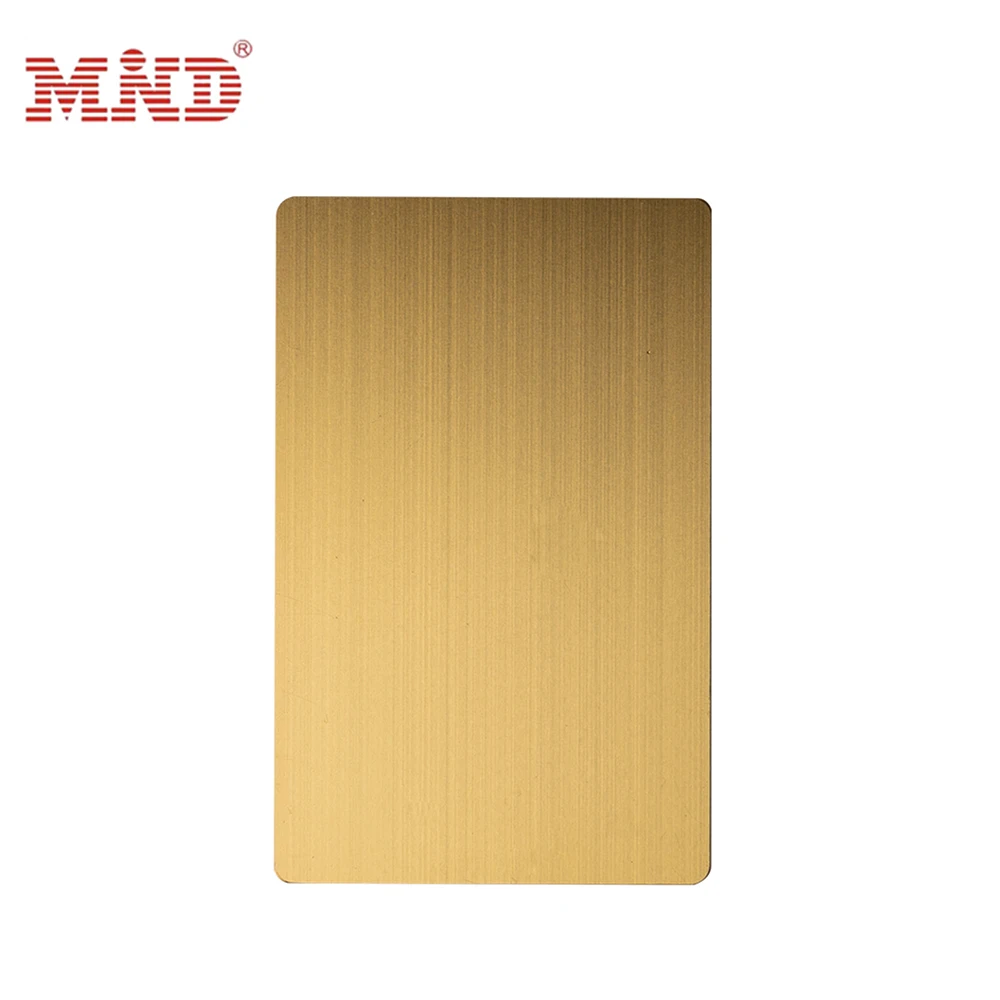 All production quality control 13.56MHz RFID Stainless Steel Metal Business NFC Metal Card