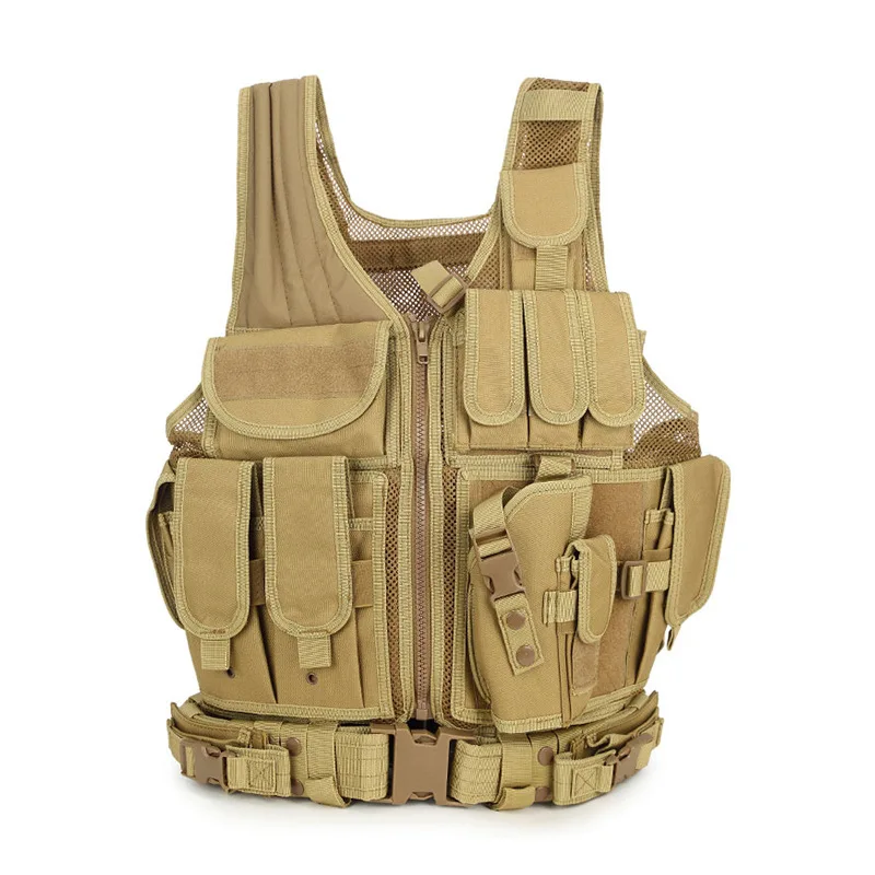 Custom Protect Lightweight Netting Breathable Safety Outdoors Training Tactical Vest