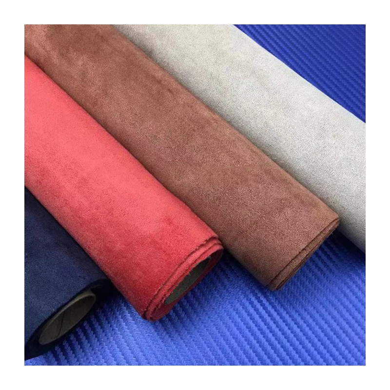 Micro Fabric water proof alcantara suede fabric car wrapping velvet self adhesive film