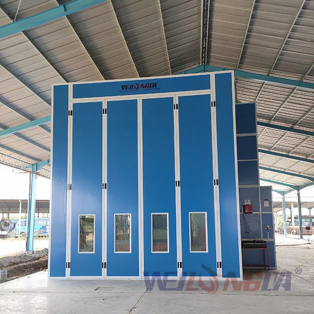 
WLD20000 Infrared lamp electric bus paint oven truck paint booth with CE certificate 