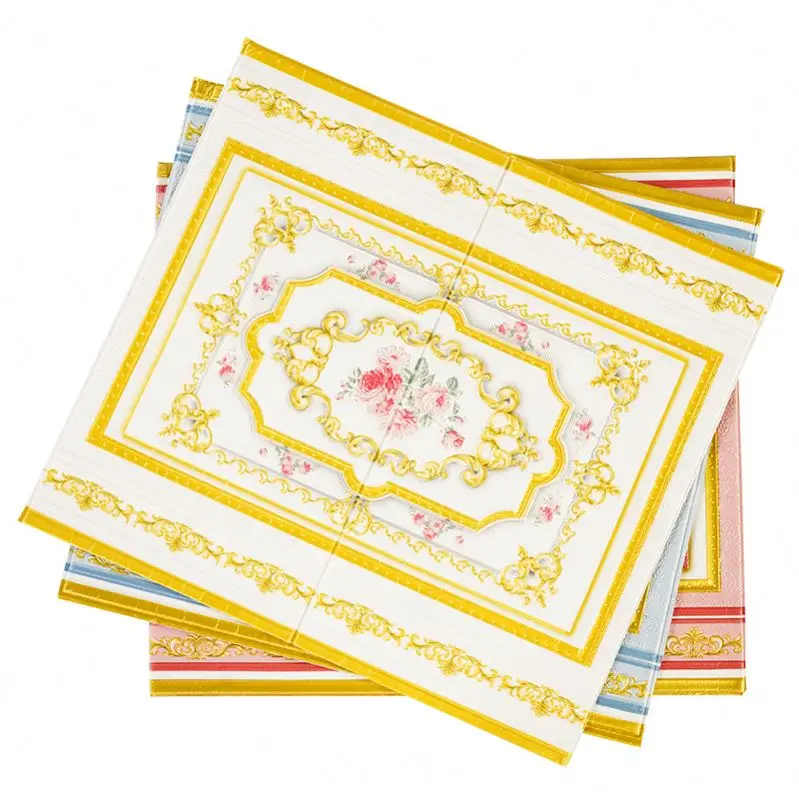 Best Selling Self Adhesive Smart 3D Tile stickers Mosaic 4mm Wall Stick On Tile For House Decoration Bathroom